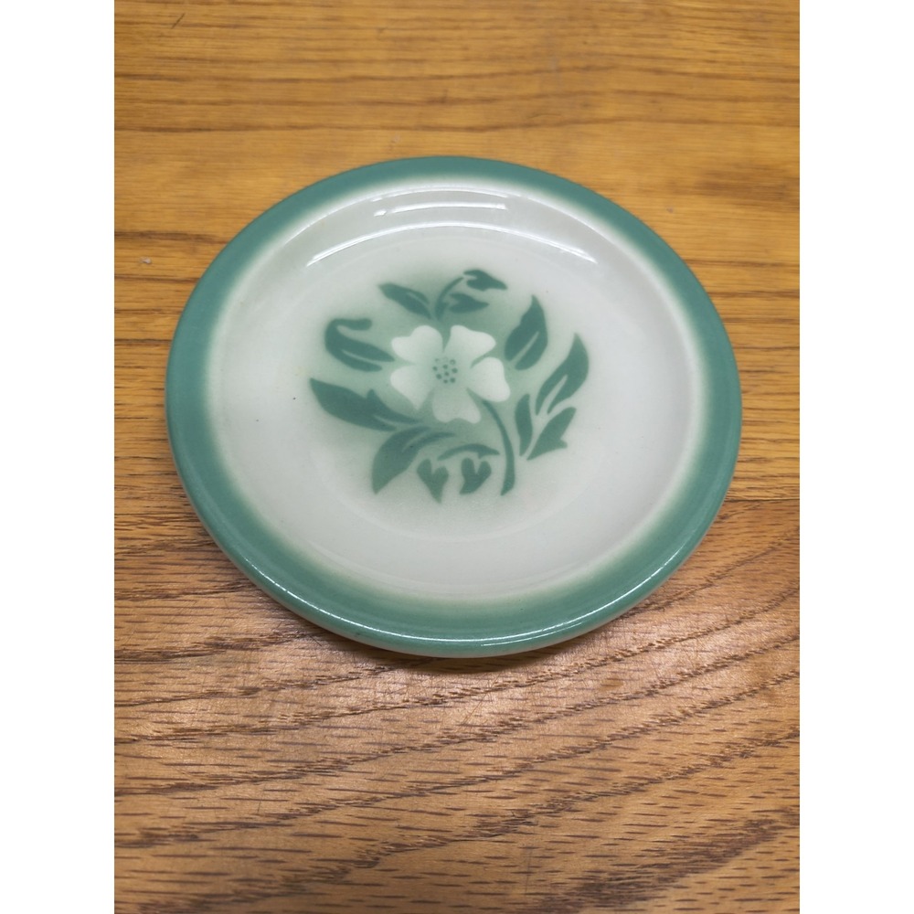 Vintage Syracuse Airbrush 7.25" China Plate with Flower Daffodil Dessert‎ Salad